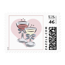 Champagne wedding stamps by wedding_tshirts Champagne wedding stamps
