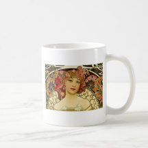 Champagne Woman 1897 - F. Champenois Imprimeur Coffee Mug