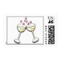 Champange Toast Glasses postage