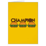 CHAMPION BURGERS yum! cards