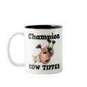 Champion Cow Tipper mugs by doonidesigns Champion Cow Tipper mugs