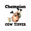 Champion Cow Tipper posters
