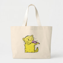 Champion Kitten Violinist Canvas Bags