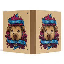 Champion Poot Bull Vinyl Binder