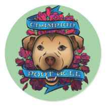 Champion Poot Bull stickers