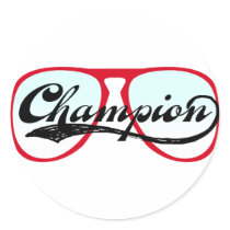 Champion Sticker