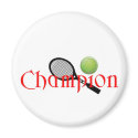 CHAMPION TENNINS PLAYER magnets by sportsstuff CHAMPION TENNINS PLAYER magnets