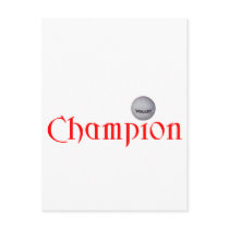 CHAMPION VOLLEYBALL postcards by sportsstuff CHAMPION VOLLEYBALL postcards