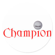 CHAMPION VOLLEYBALL stickers by sportsstuff CHAMPION VOLLEYBALL stickers
