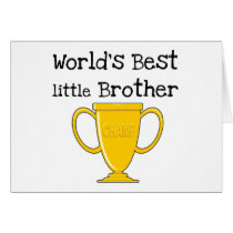 Champion World's Best Little Brother cards