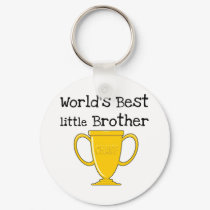 Champion World's Best Little Brother keychains