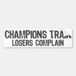 Champions Train bumper sticker