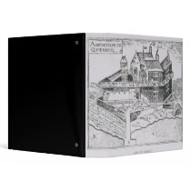 Champlain's View of Quebec 3 Ring Binder