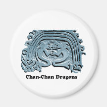 Chan Chan Dragons Refrigerator Magnets