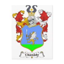 Chanady Family Hungarian Coat of Arms postcards by NemethArt Chanady Family Hungarian Coat of Arms postcards