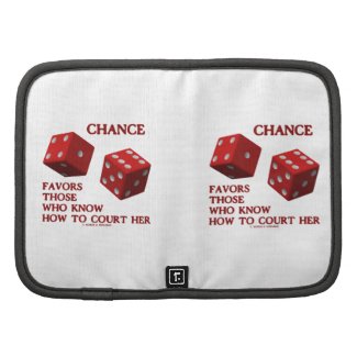 Chance Favors Those Who Know How To Court Her Dice Organizer