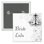 Chandelier Bride Button