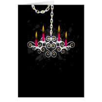 Chandelier cards