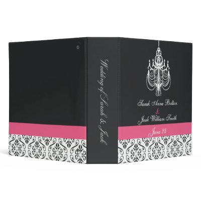 Chandelier Damask Binder