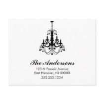 Chandelier Moving Announcements Postcards