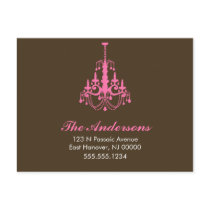 Chandelier Moving Announcements Postcards