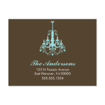 Chandelier Moving Announcements Postcard