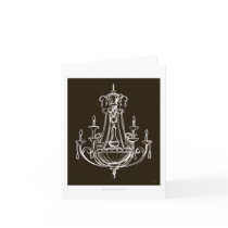 Chandelier Notecard