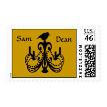 Chandelier Postage Stamp
