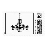 Chandelier Postage Stamps