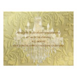 Chandelier,  reception cards custom announcements