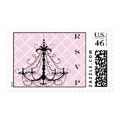 Chandelier RSVP Stamps