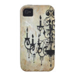 Chandelier Silhouette Artwork CaseMate iPhone 4/4S Covers