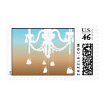 Chandelier stamp (sky coffee)