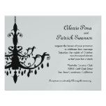Chandelier Wedding invitation