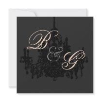 Chandelier,  wedding Invitations