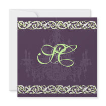 Chandelier + wrought iron + vines invitations by custom_stationery Chandelier + wrought iron + vines invitations