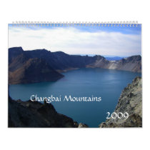 Changbai Mountains, China/Travel Photos Wall Calendar