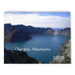 Changbai Mountains, China/Travel Photos Wall Calendar