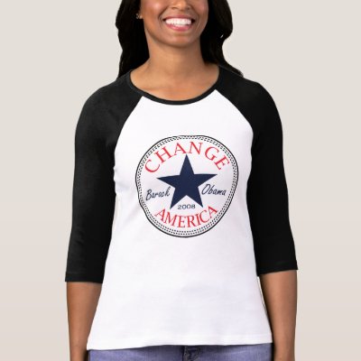 Change America Tee Shirts by VoteObama