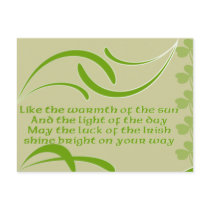 Change background color-Irish Blessing postcards by samack Change background color-Irish Blessing postcards