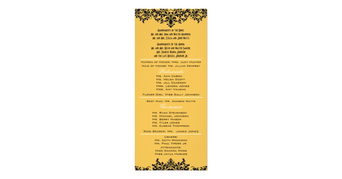wedding programs backgrounds