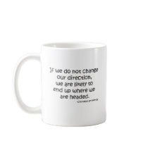 Change Direction quote mugs