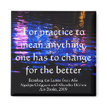 Change for the better (light) [magnet]