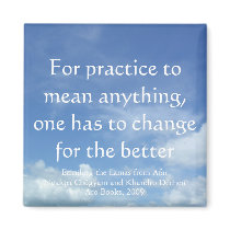 Change for the better (sky) [magnet]