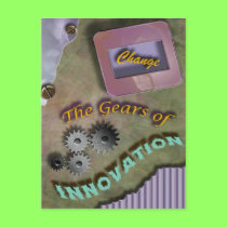 Change Gears postcard postcards
