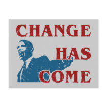 Change Has Come Postcard