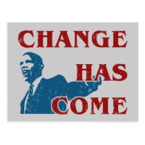 Change Has Come Postcard