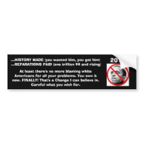Change I can Believe in bumper stickers
