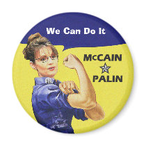 "change is coming" Mccain / Palin Republican Party magnets by spacedust "change is coming" Mccain / Palin Republican Party magnets