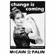 "Change is coming" McCain / Palin Republican Party t-shirts